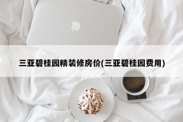 三亚碧桂园精装修房价(三亚碧桂园费用)