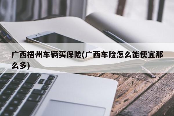 广西梧州车辆买保险(广西车险怎么能便宜那么多)