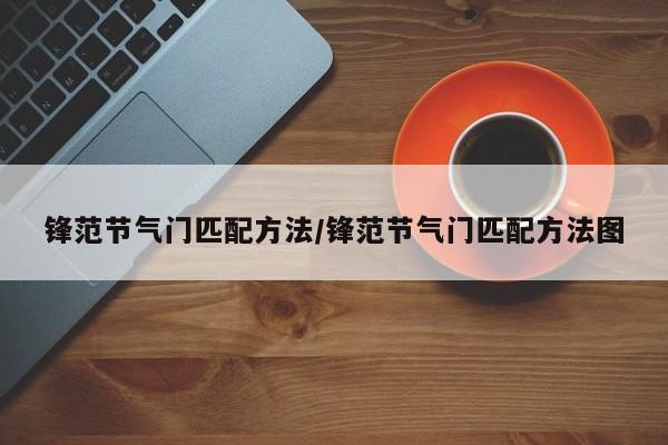 锋范节气门匹配方法/锋范节气门匹配方法图
