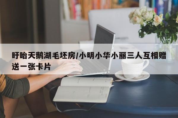 盱眙天鹅湖毛坯房/小明小华小丽三人互相赠送一张卡片